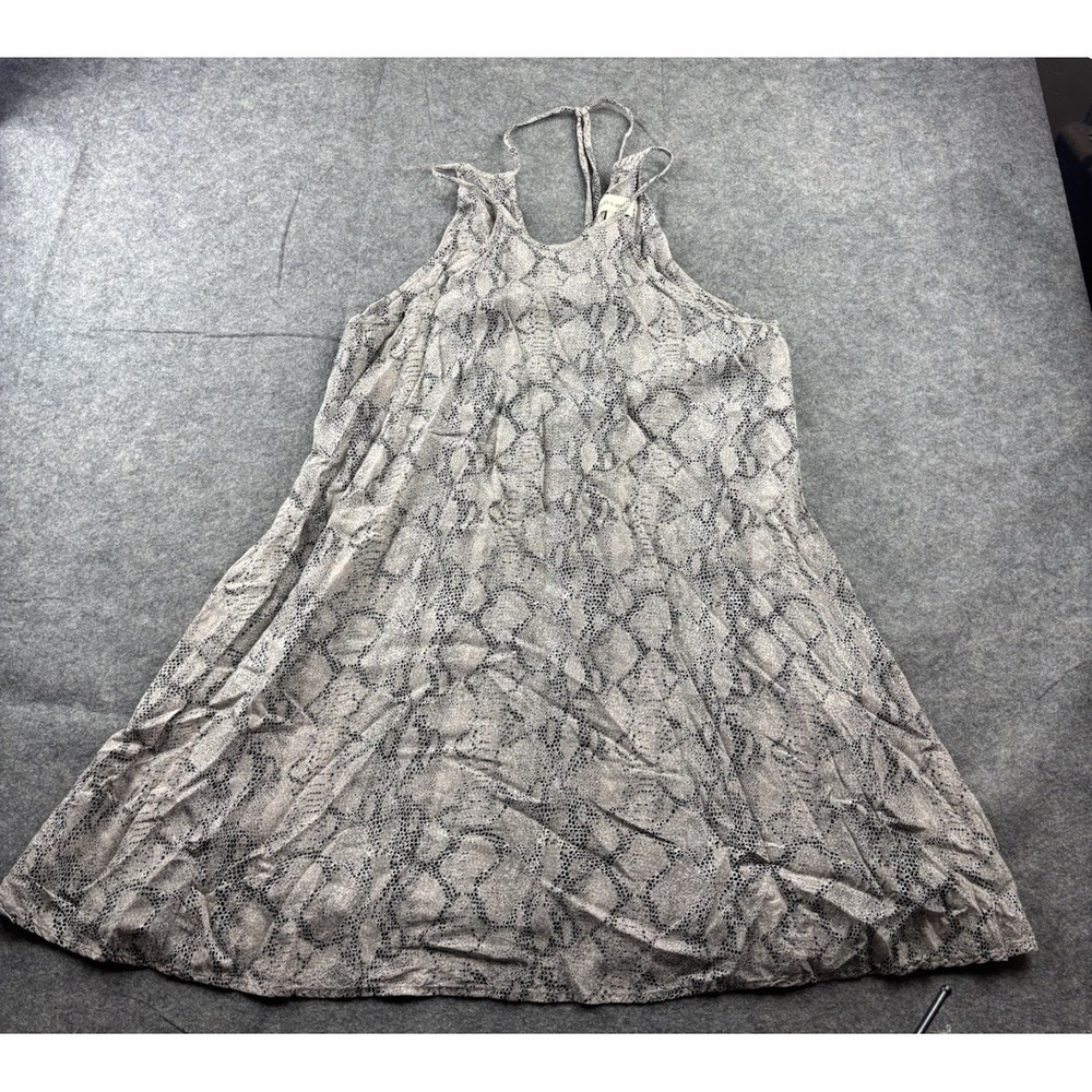 Cloth & Stone Snake Print Strappy Mini Trapeze Swing Dress Women's S Sexy